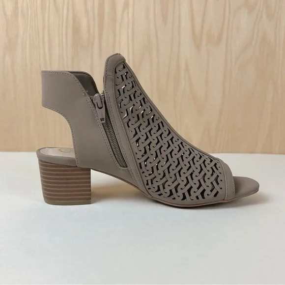 C Comfort EST. 1946 Taupe Gray Slingback Block Heel Sandal Booties - Picture 6 of 10